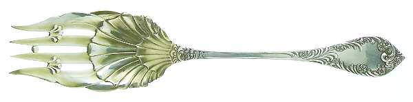 Albany (Sterling, 1890) Solid Salad Serving Fork