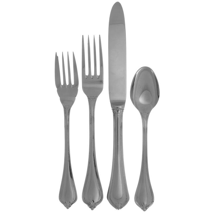 Alencon (Stainless) 4 Piece Place Setting