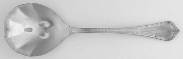 Alencon (Stainless) Pierced Solid Serving Spoon