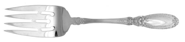 Antique Mirror (Silverplate, 1980) Small Solid Cold Meat Serving Fork
