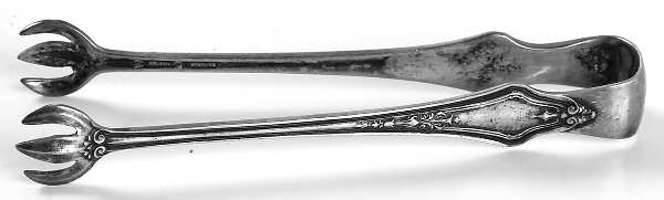 Arcadian (Sterling, 1916) Small Sugar Tongs by Towle Silver