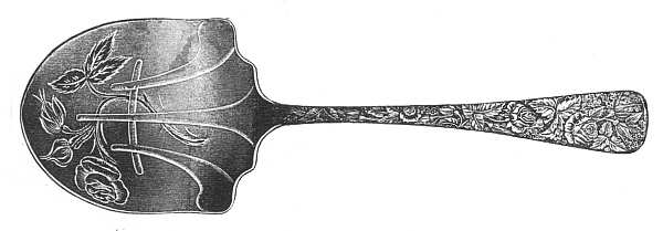 Arlington (Sterling, 1884) Bright Cut Preserve Spoon