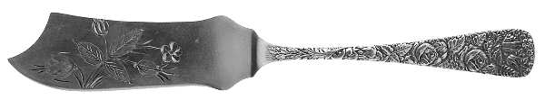 Arlington (Sterling, 1884) Flat Handle Bright Cut Master Butter