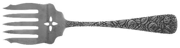 Arlington (Sterling, 1884) Large Solid Tined Sardine Serving Fork