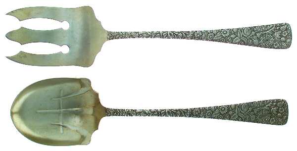 Arlington (Sterling, 1884) Solid Oversized Serving Salad Set