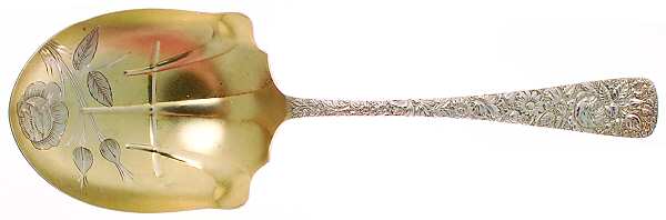 Arlington (Sterling, 1884) Brightcut Solid Large Berry/Casserole Spoon