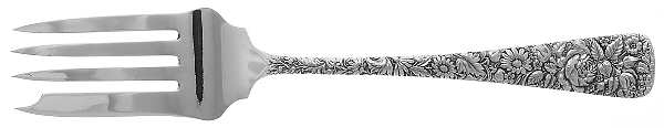 Arlington (Sterling, 1884) Medium Solid Cold Meat Serving Fork