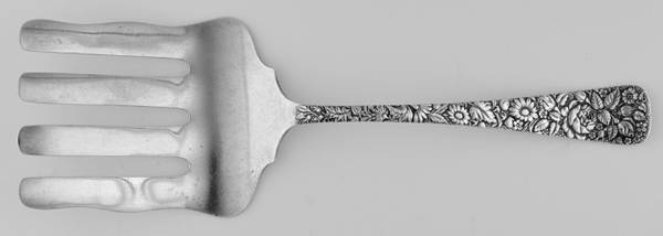 Arlington (Sterling, 1884) Large Solid Asparagus Serving Fork