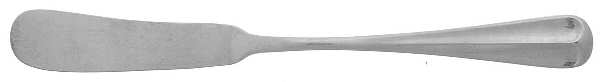 Ashley (Stainless, Supreme) Flat Handle Master Butter Knife