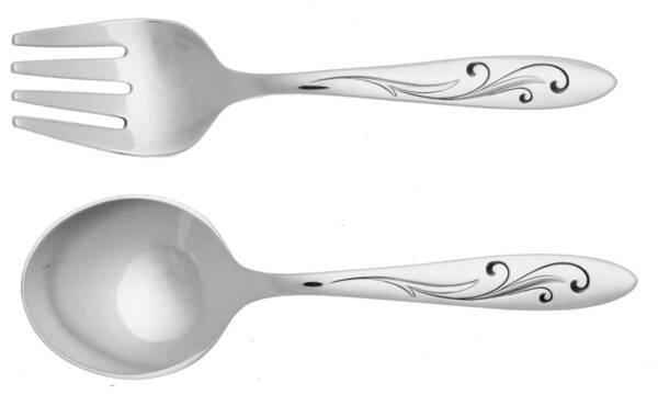 Awakening (Sterling, 1958, No Monograms) 2 Pc Baby Set (BF, BS)
