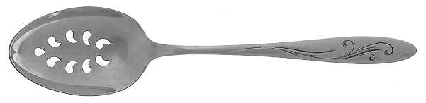 Awakening (Sterling, 1958, No Monograms) Pierced Tablespoon (Serving Spoon)