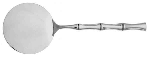 Bamboo-Bright Finish (Stainless) Hot Cake Server Solid Stainless HC