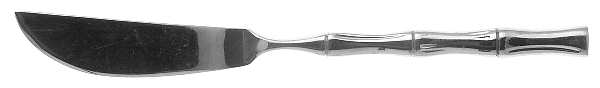 Bamboo-Bright Finish (Stainless) Flat Handle Master Butter Knife