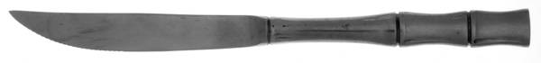 Bamboo-Satin Finish (Stainless) Individual Steak Knife Hollow Handle