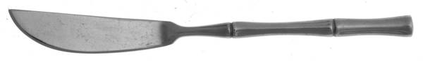 Bamboo-Satin Finish (Stainless) Flat Handle Master Butter Knife