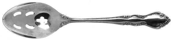 Baroness (Silverplate) Pierced Tablespoon (Serving Spoon)