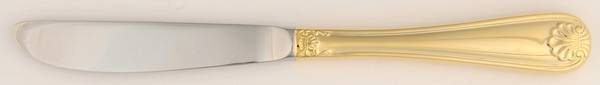 Bay Shore (Gold Electroplate) Modern Hollow Knife by Towle Silver
