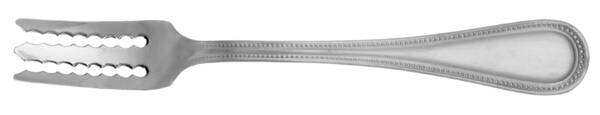 Beaded Antique (Stainless-Cutlery) Individual Solid Spaghetti Fork Hc