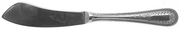 Beaded Antique-Engraved (Stainless) Hollow Handle Master Butter Knife by Towle Silver