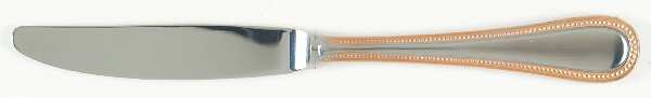 Beaded Antique Gold(Stainless, Gold Accent, Gls) Modern Hollow Knife