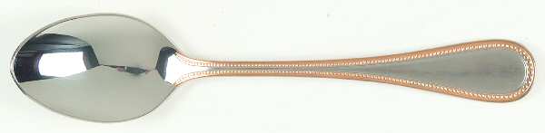 Beaded Antique Gold(Stainless, Gold Accent, Gls) Place/Oval Soup Spoon