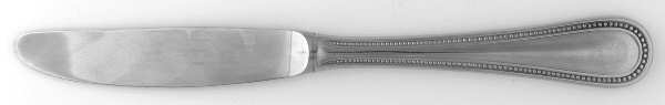 Beaded Antique Gold (Stainless, Gold Accent, Satn) Dessert Knife with Stainless Blade