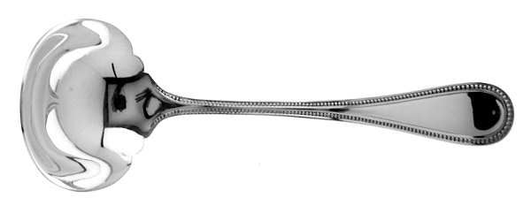 Beaded Antique (Silverplate, 1977) Solid Gravy Ladle