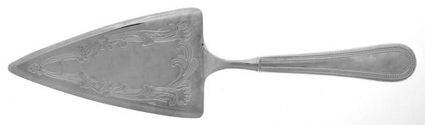 Beaded Antique (Silverplate, 1977) Solid Pie Server