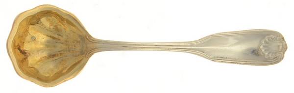 Benjamin Franklin (Sterling, 1904, T-Lion, No Mono) Individual Salt Spoon by Towle Silver