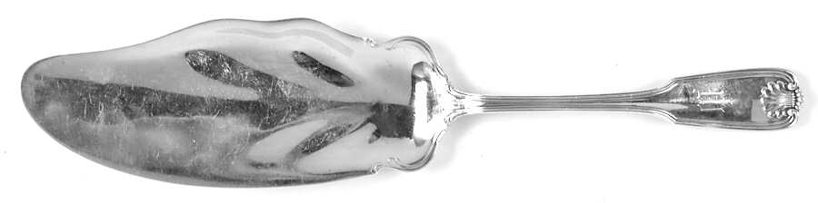 Benjamin Franklin (Sterling, 1904, T-Lion, No Mono) Large Solid Fish Serving Knife