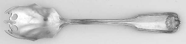 Benjamin Franklin (Sterling, 1904, T-Lion, No Mono) Old Style Ice Cream Fork