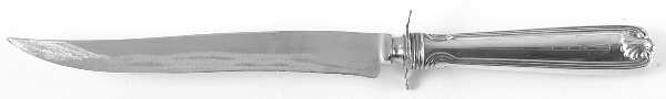 Benjamin Franklin (Sterling, 1904, T-Lion, No Mono) Large Stainless Blade Roast Carving Knife