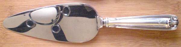 Benjamin Franklin (Sterling, 1904, T-Lion, No Mono) Pie Server with Stainless Blade