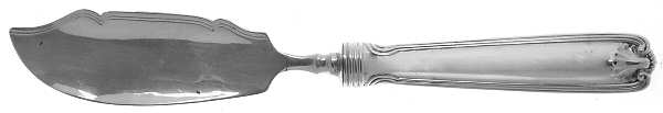 Benjamin Franklin (Sterling, 1904, T-Lion, No Mono) Hollow Handle Cheese Knife with Sterling Blade