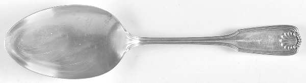 Benjamin Franklin (Sterling, 1904, T-Lion, No Mono) Solid Entree Serving Spoon