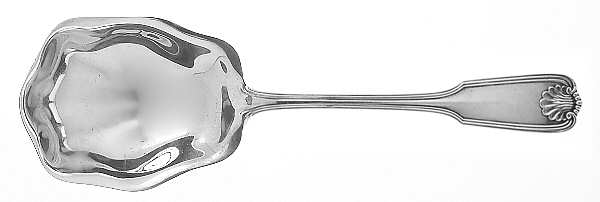 Benjamin Franklin (Sterling, 1904, T-Lion, No Mono) Large Solid Berry/Casserole Spoon