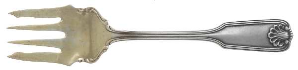 Benjamin Franklin (Sterling, 1904, T-Lion, No Mono) Small Chipped Beef Fork
