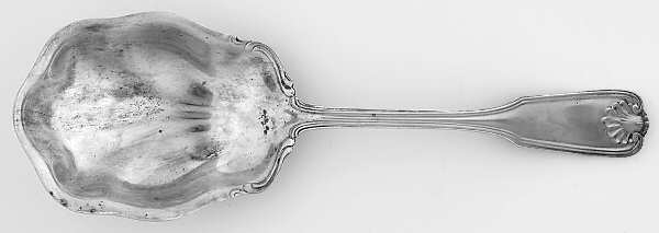 Benjamin Franklin (Sterling, 1904, T-Lion, No Mono) Small Solid Berry/Casserole Spoon