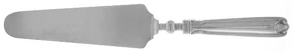 Benjamin Franklin (Sterling, 1904, T-Lion, No Mono) Pie Server with Silverplate Blade
