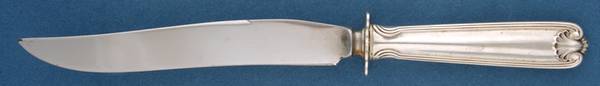 Benjamin Franklin (Sterling, 1904, T-Lion, No Mono) Small Carving Knife W/Sterling Guard