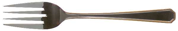 Beacon Hill (Stainless, Gold Accent) Individual Salad Fork