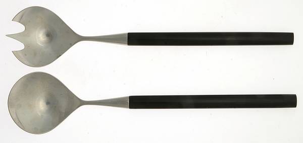 Bergen (Stainless) (2 Pc) Solid Salad Set