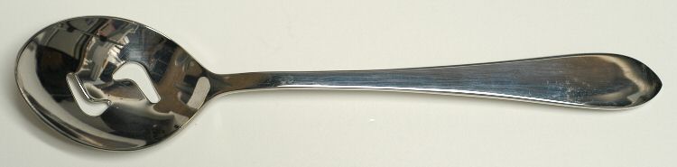 Boston Antique (Stainless, Glossy) Pierced Tablespoon (Serving Spoon)