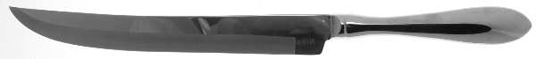 Boston Antique (Stainless, Glossy) Large Stainless Blade Roast Carving Knife