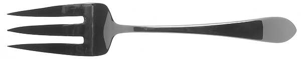 Boston Antique (Stainless, Glossy) Large Solid Cold Meat Serving Fork