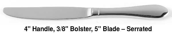 Boston Antique (Stainless, Glossy) Continental Modern Hollow Knife