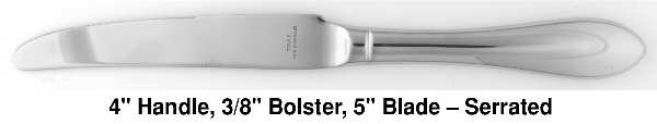 Boston Antique (Stainless, Glossy) New French Hollow Knife