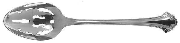 Boston Chippendale (Silverplate-1987) Pierced Tablespoon (Serving Spoon) by Towle Silver