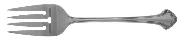 Boston Chippendale (Silverplate-1987) Medium Solid Cold Meat Serving Fork