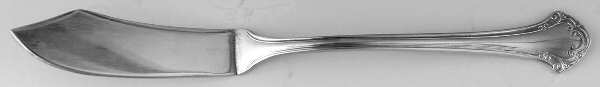 Boston Chippendale (Silverplate-1987) Flat Handle Master Butter Knife by Towle Silver